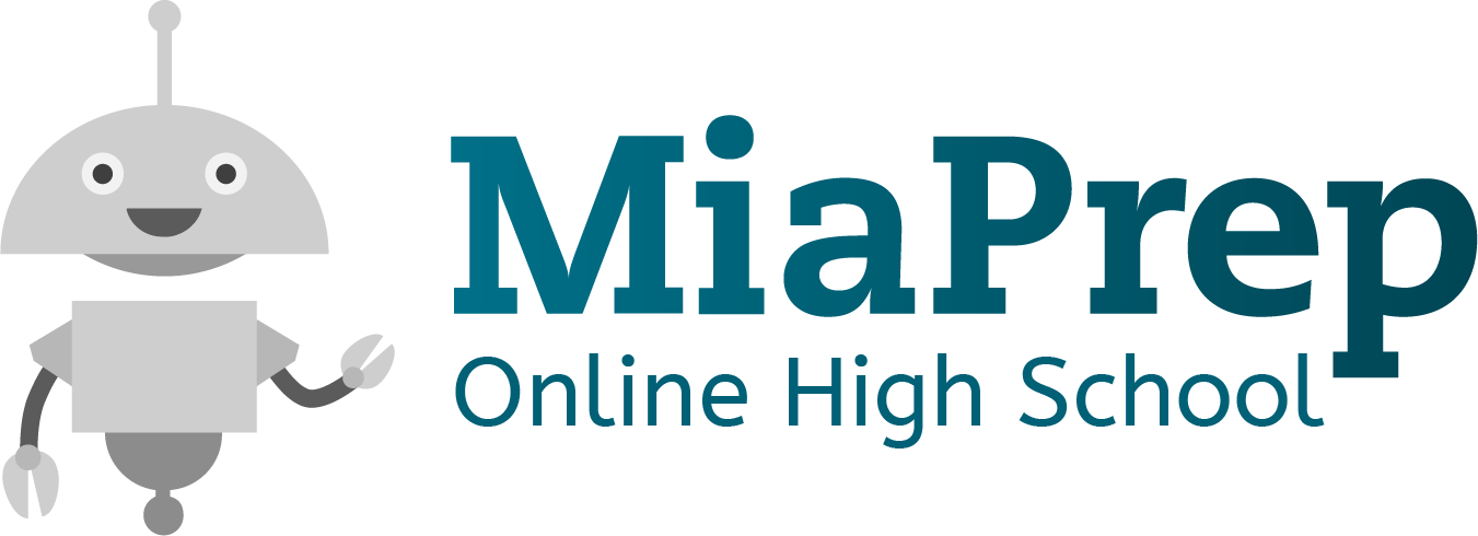 MiaPrep Online High School Logo